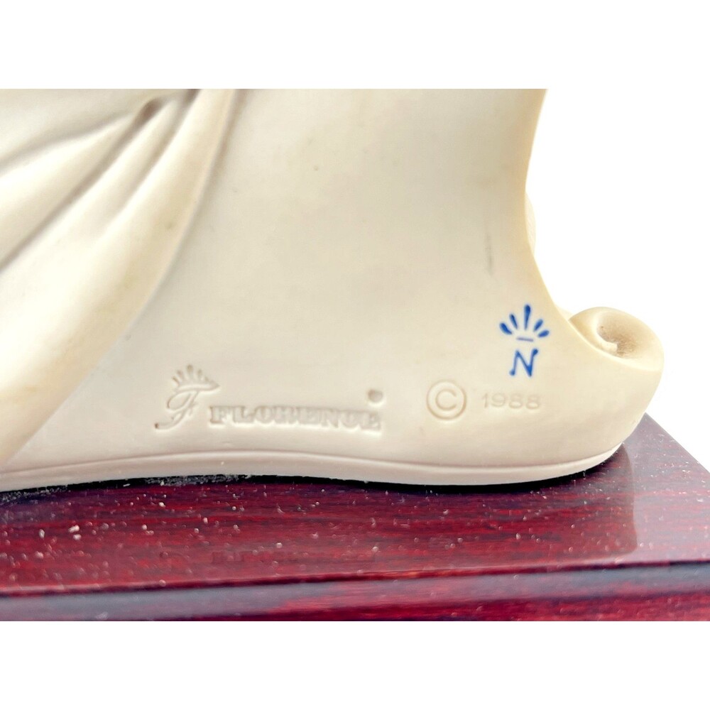 Vtg 1988 Giuseppe Armani Maternity w/ Flowers Figurine Mother & Child Italy EUC - Picture 7 of 15